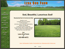 Tablet Screenshot of lenasodfarm.com